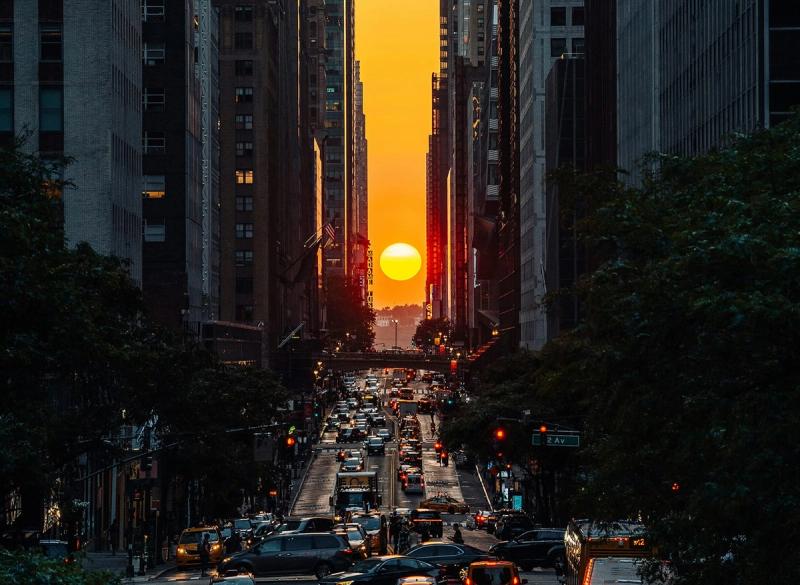Manhattanhenge 曼哈頓懸日