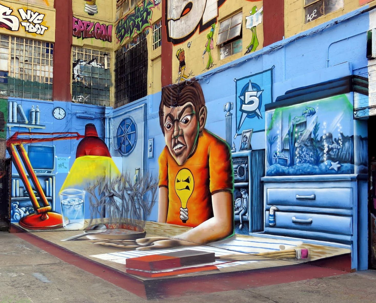 塗鴉無罪,創意自由 5 pointz 建築走入記憶中。