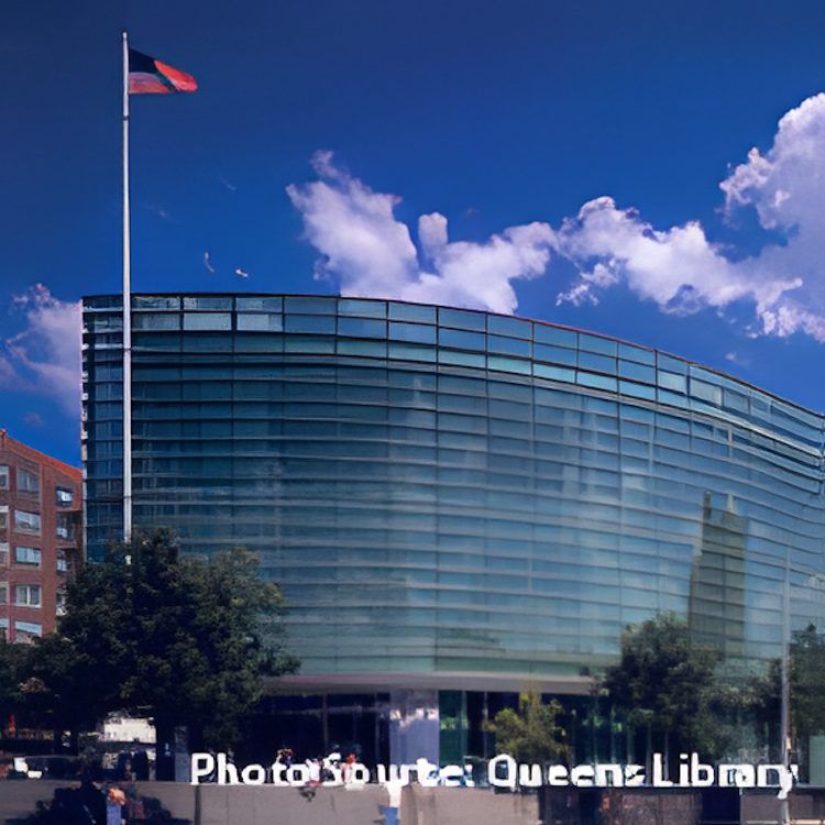 在法拉盛的QUEENS LIBRARY邂逅上杉達也