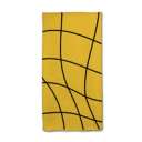 Yellow Wavy Grid - Napkins