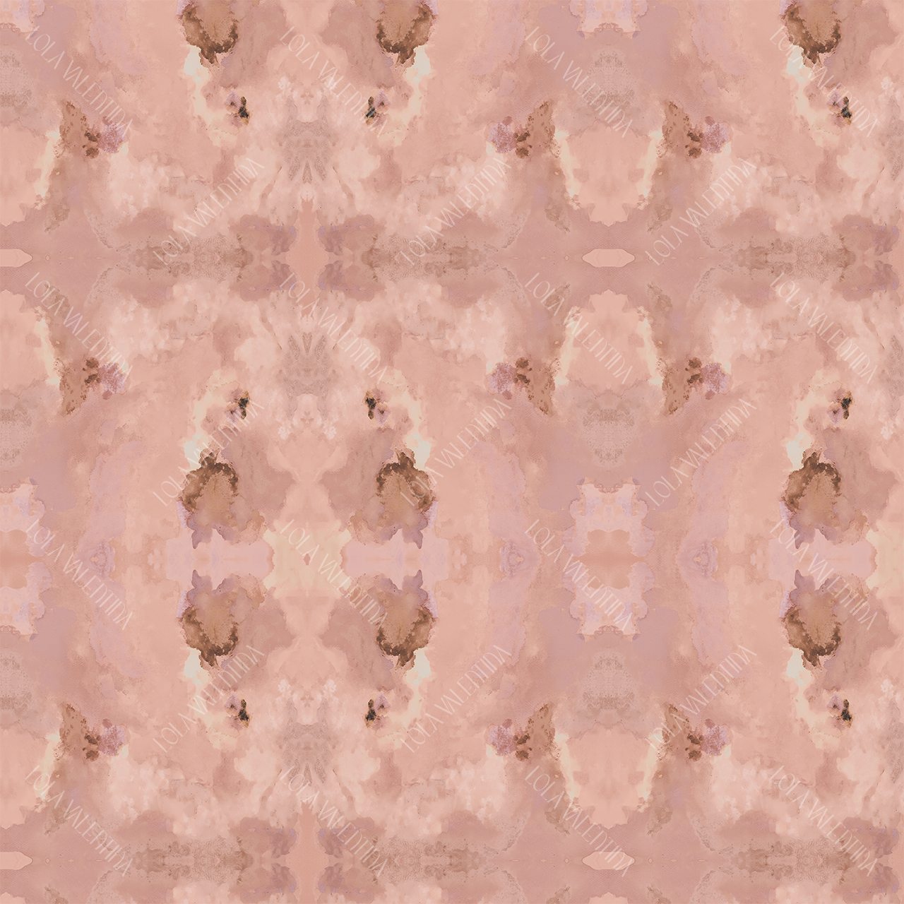 Blush Watercolor Jacquard