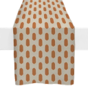 Terracotta Abstract Oval - Runners