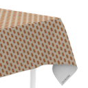 Terracotta Abstract Oval - Table Linens