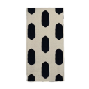 Black Abstract Oval - Napkins