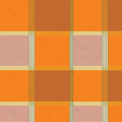 Orange Highland Plaid
