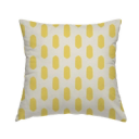 Yellow Abstract Ovals - Pillows