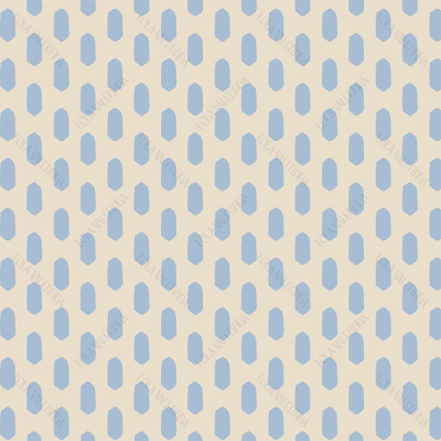 Light Blue Abstract Oval
