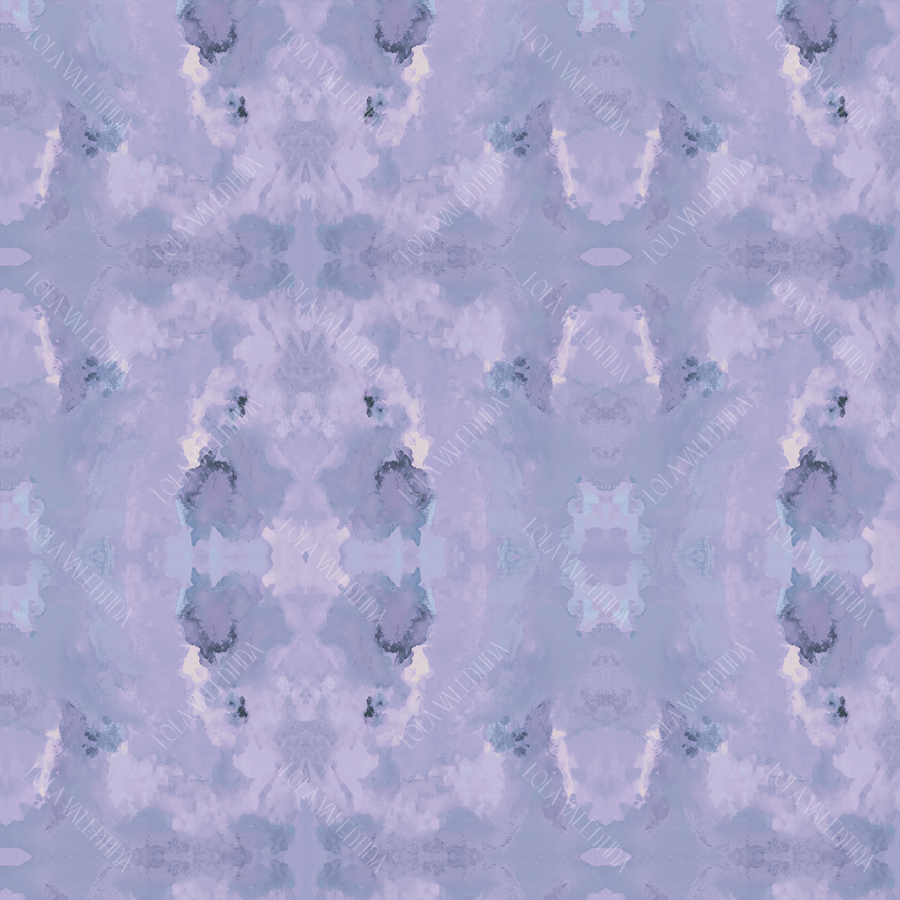 Lavender Watercolor Jacquard