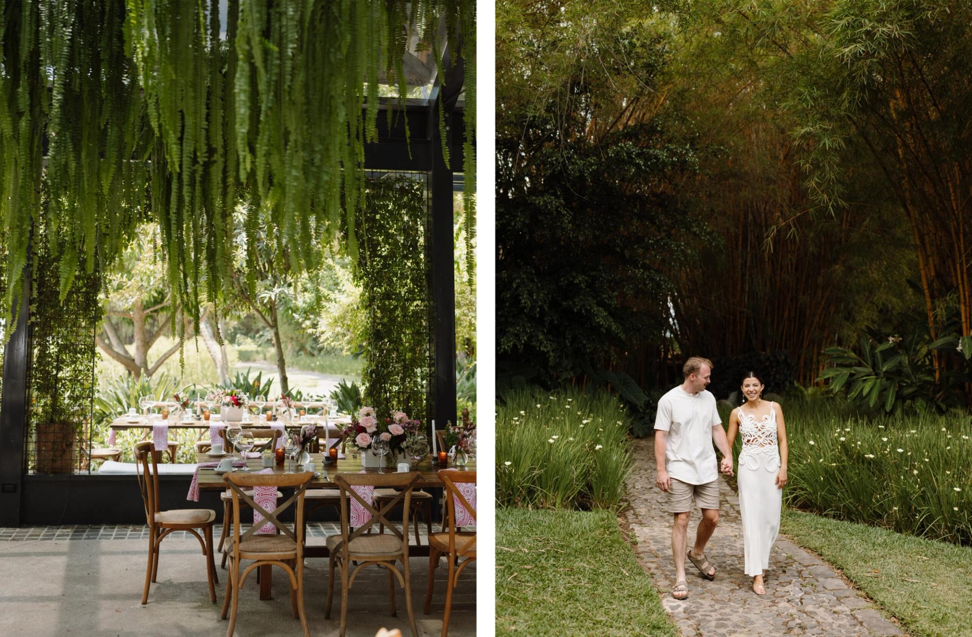 Antigua Guatemala wedding setup