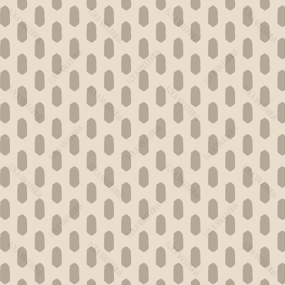 Beige Abstract Oval