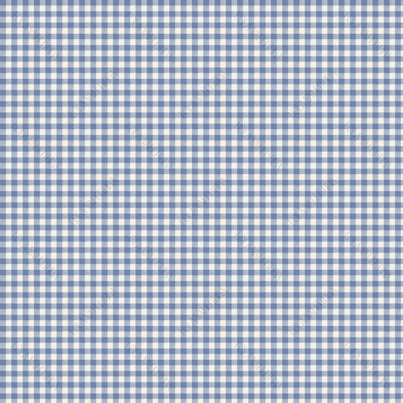French Blue Mini Gingham