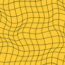 Yellow Wavy Grid
