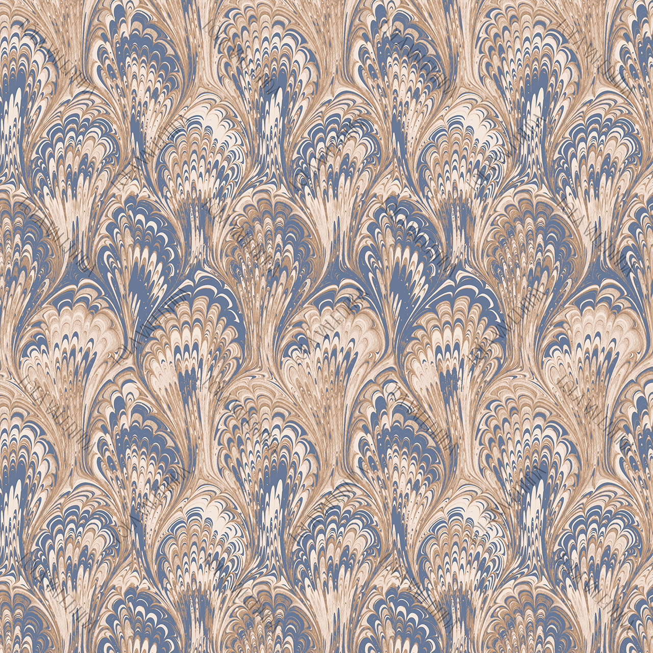 French Blue Caramel Ebru