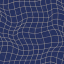 Navy Ivory Wavy Grid