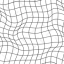 White Wavy Grid