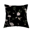 Black Flor Garden - Pillows