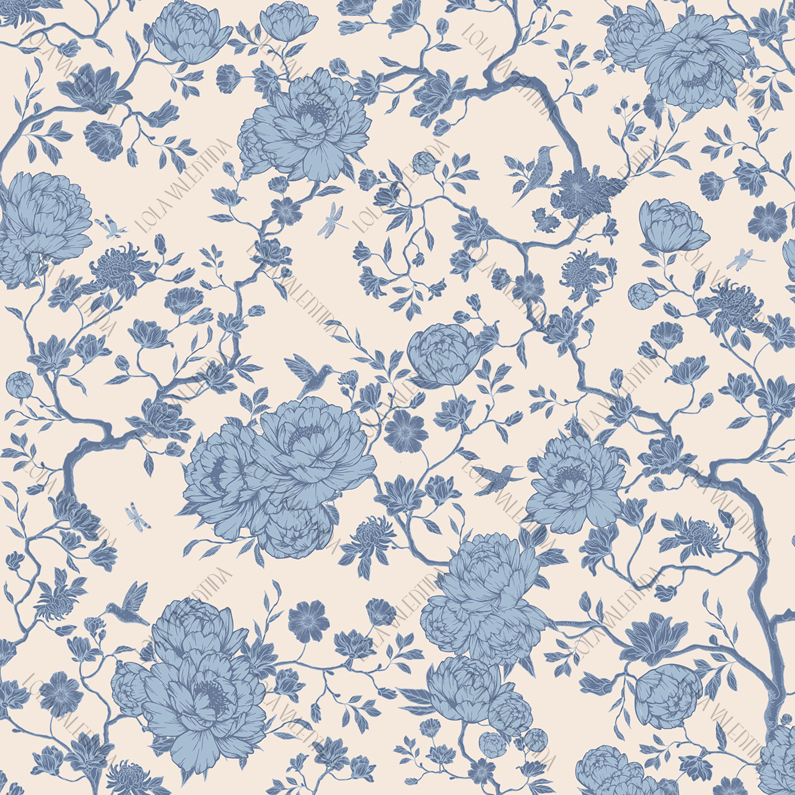 French Blue Southern Garden