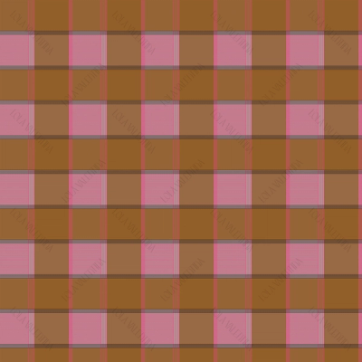 Brown Rose Pink Plaid