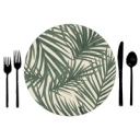Malachite Tropicana - Placemat Chargers