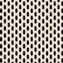 Black Abstract Oval