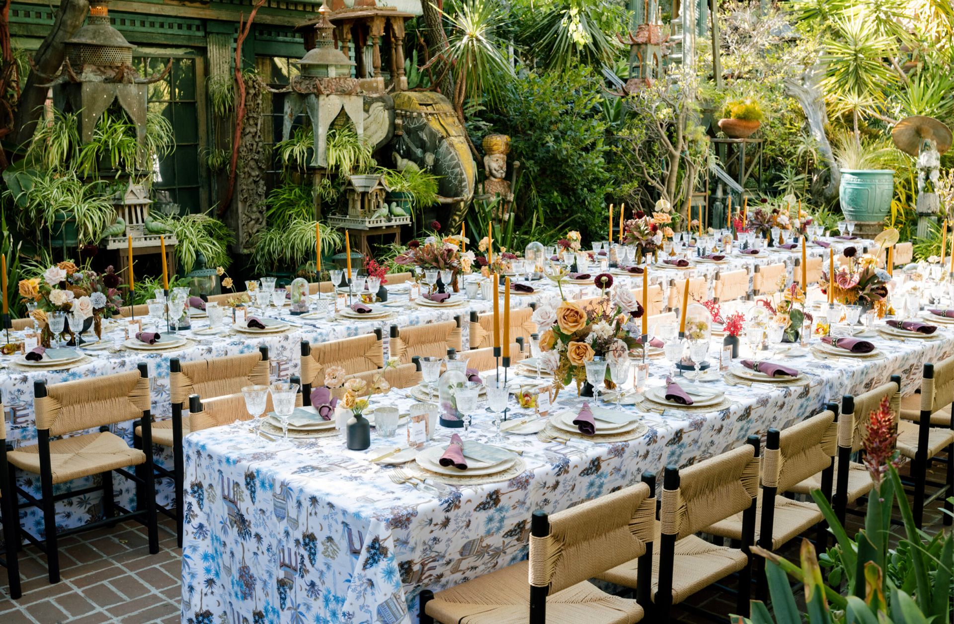 Los Angeles California wedding reception