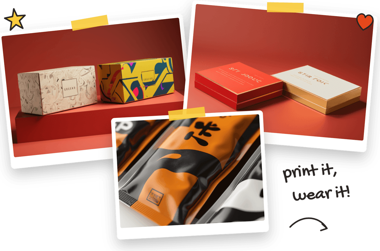 Packaging and business card mockups