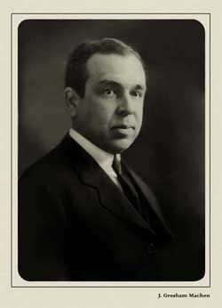 Rev.<a href="https://en.wikipedia.org/wiki/John_Gresham_Machen" class="extiw" title="w:John Gresham Machen">John Gresham Machen</a>. <a href="https://en.wikipedia.org/wiki/Orthodox_Presbyterian_Church" class="extiw" title="w:Orthodox Presbyterian Church">Orthodox Presbyterian Church</a>.