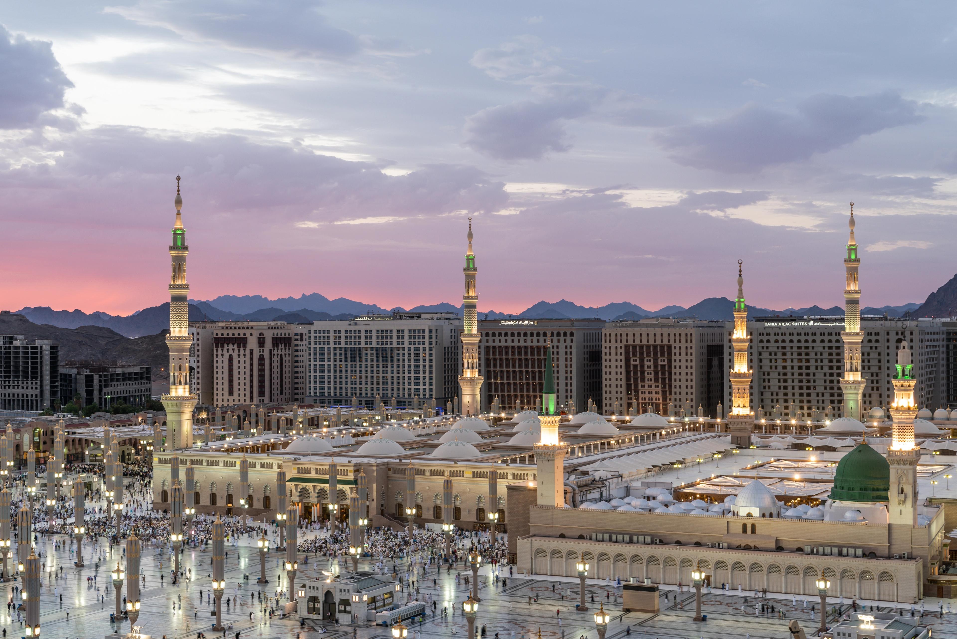 المسجد النبوي في المدينة المنورة