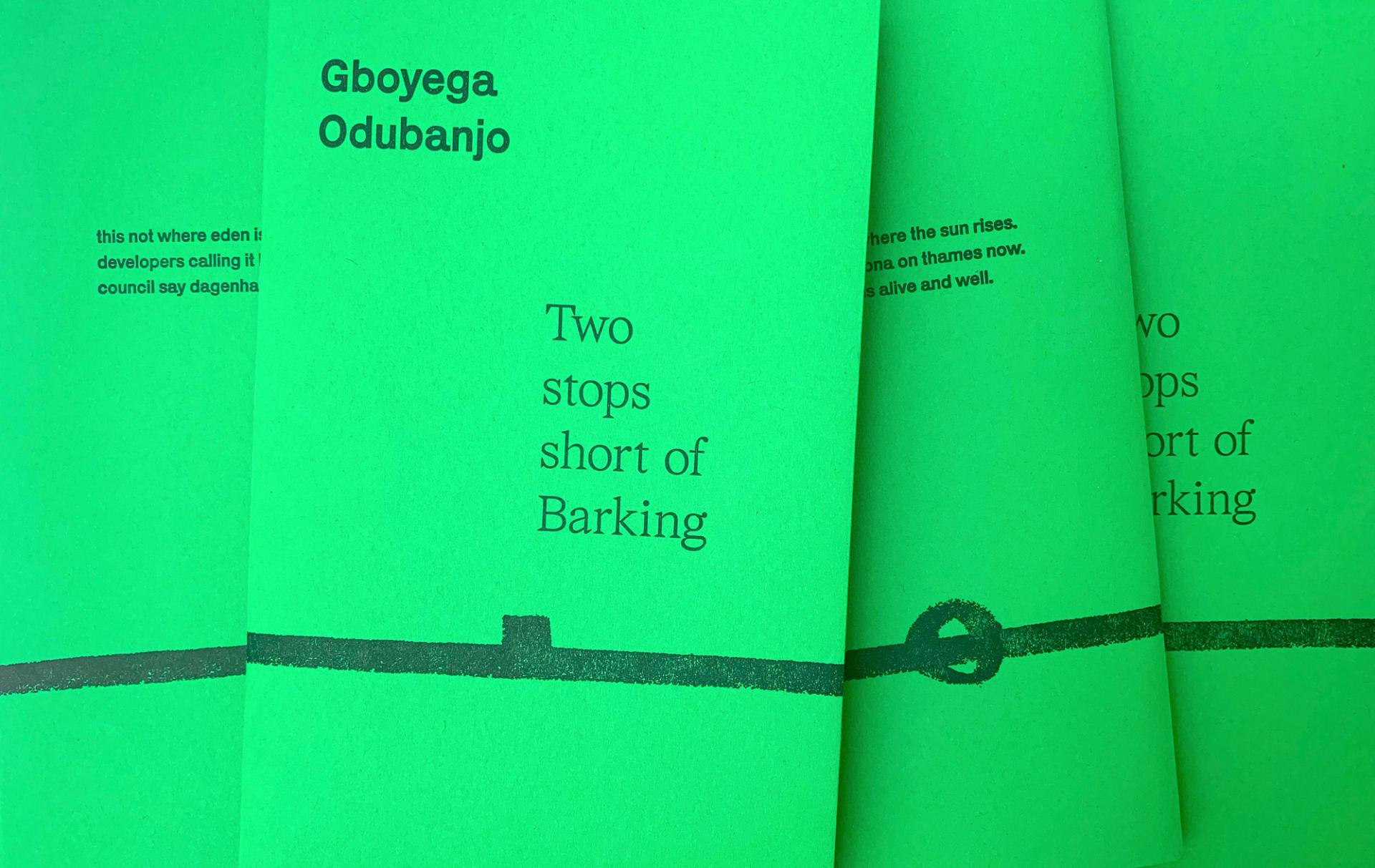 Review of Two stops short of Barking in Tentacular magazine