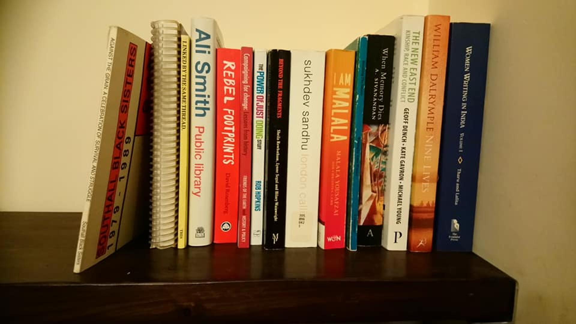 Photograph of Library books