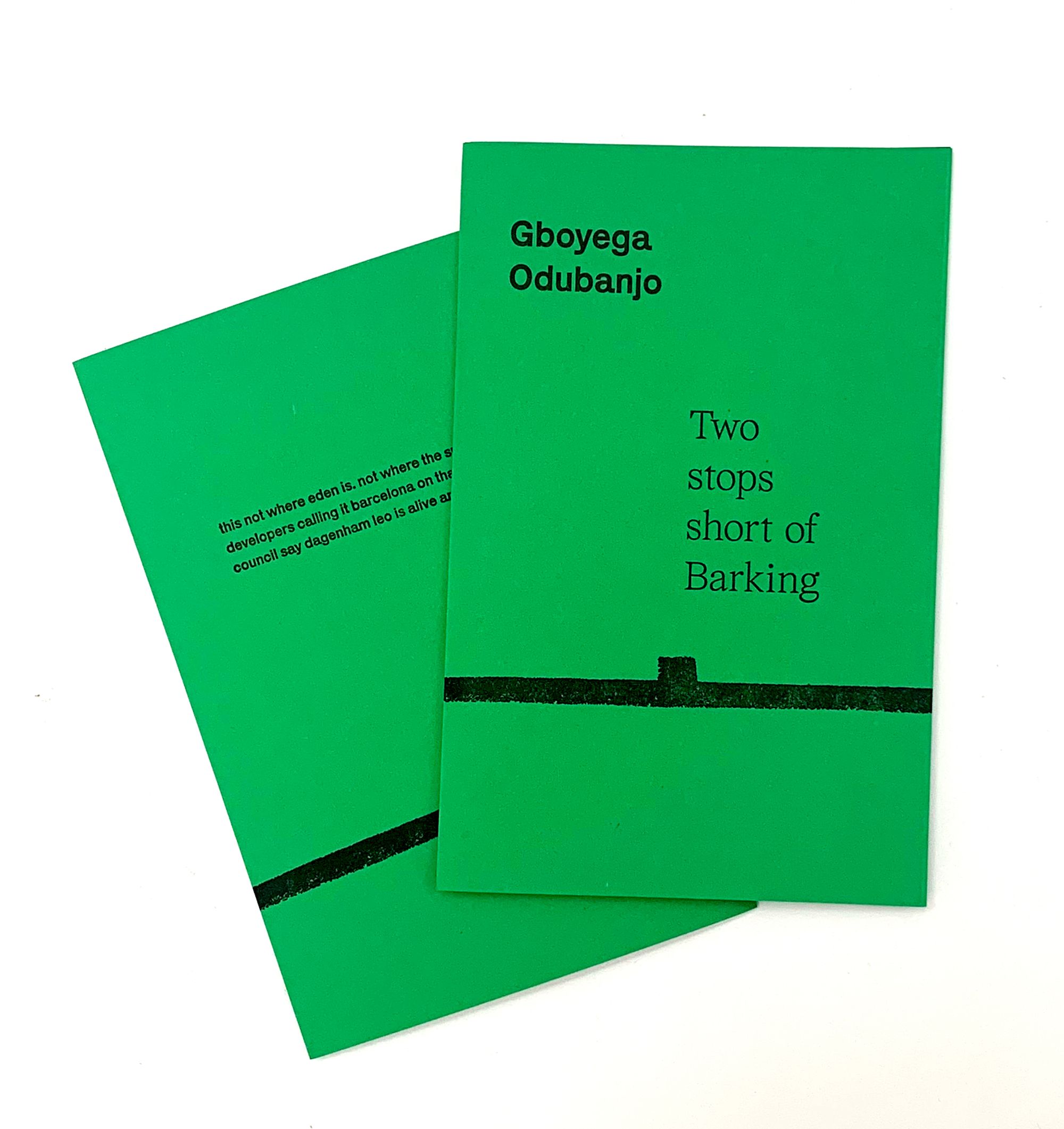 Front and back cover of Two stops short of Barking