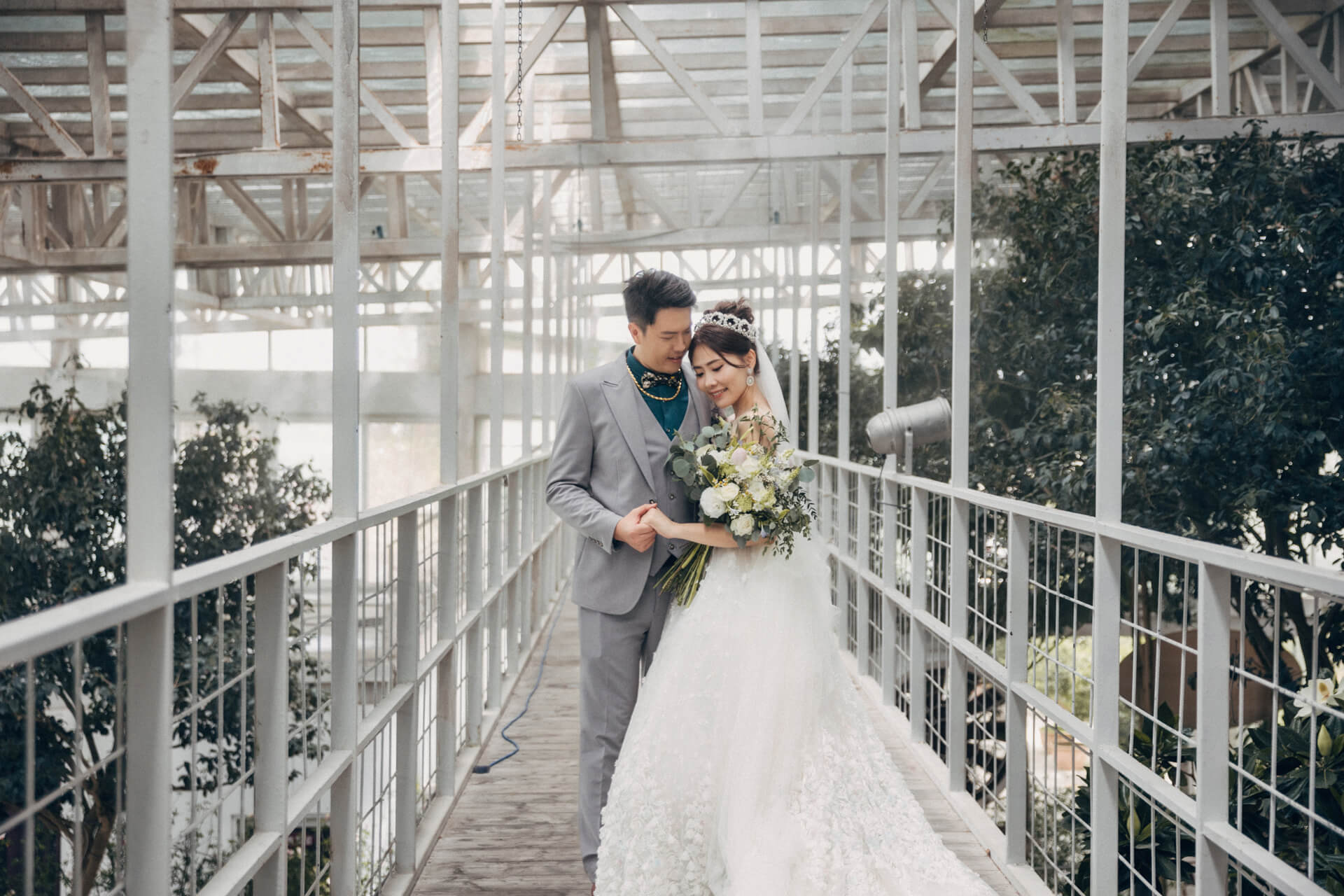 宜蘭香草菲菲婚禮紀錄 | Shawn & Jenny 綠意溫室下的清新森林系故事