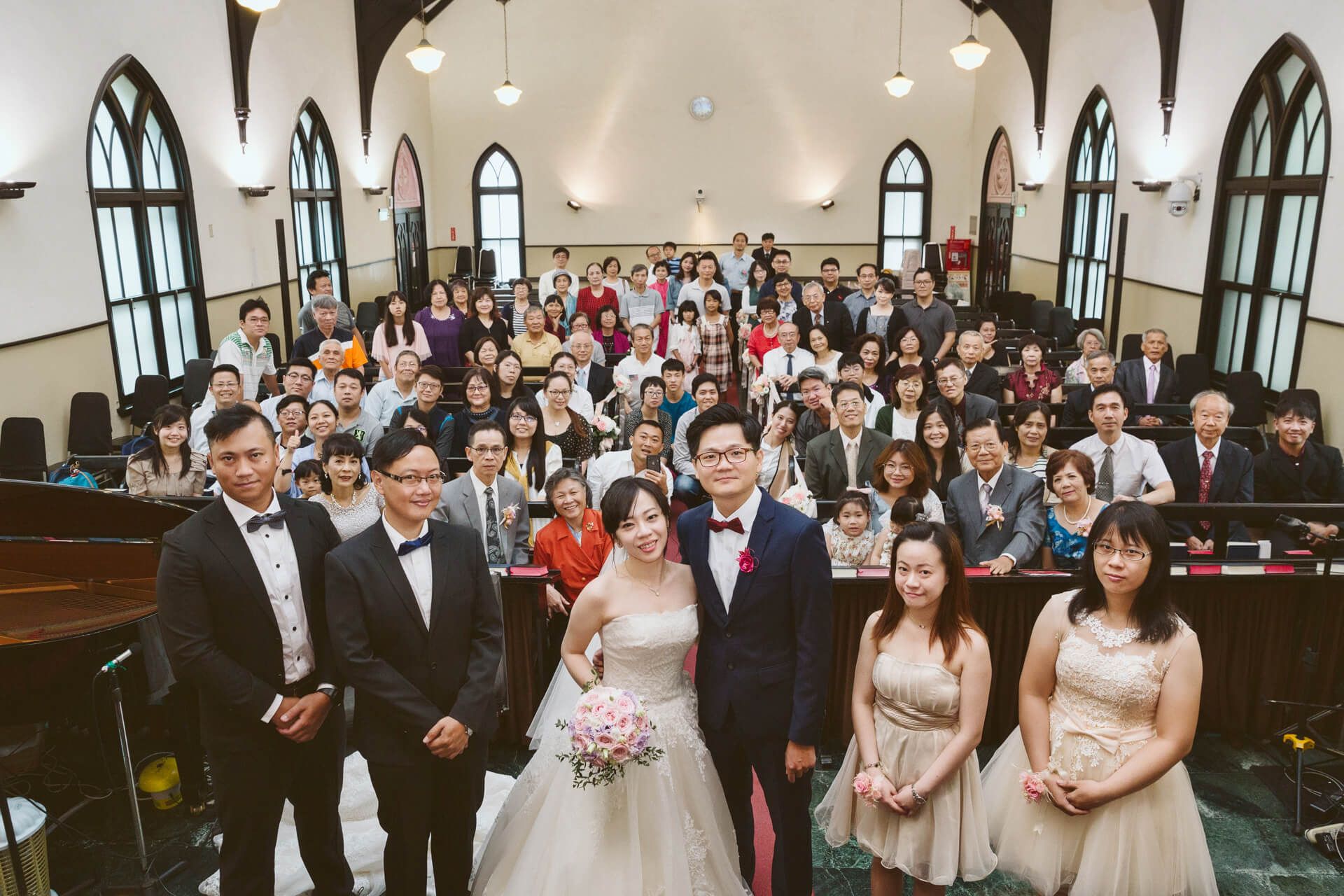中山長老教會婚禮紀錄 | Jason & Joanne 在哥德式古蹟下的神聖誓約