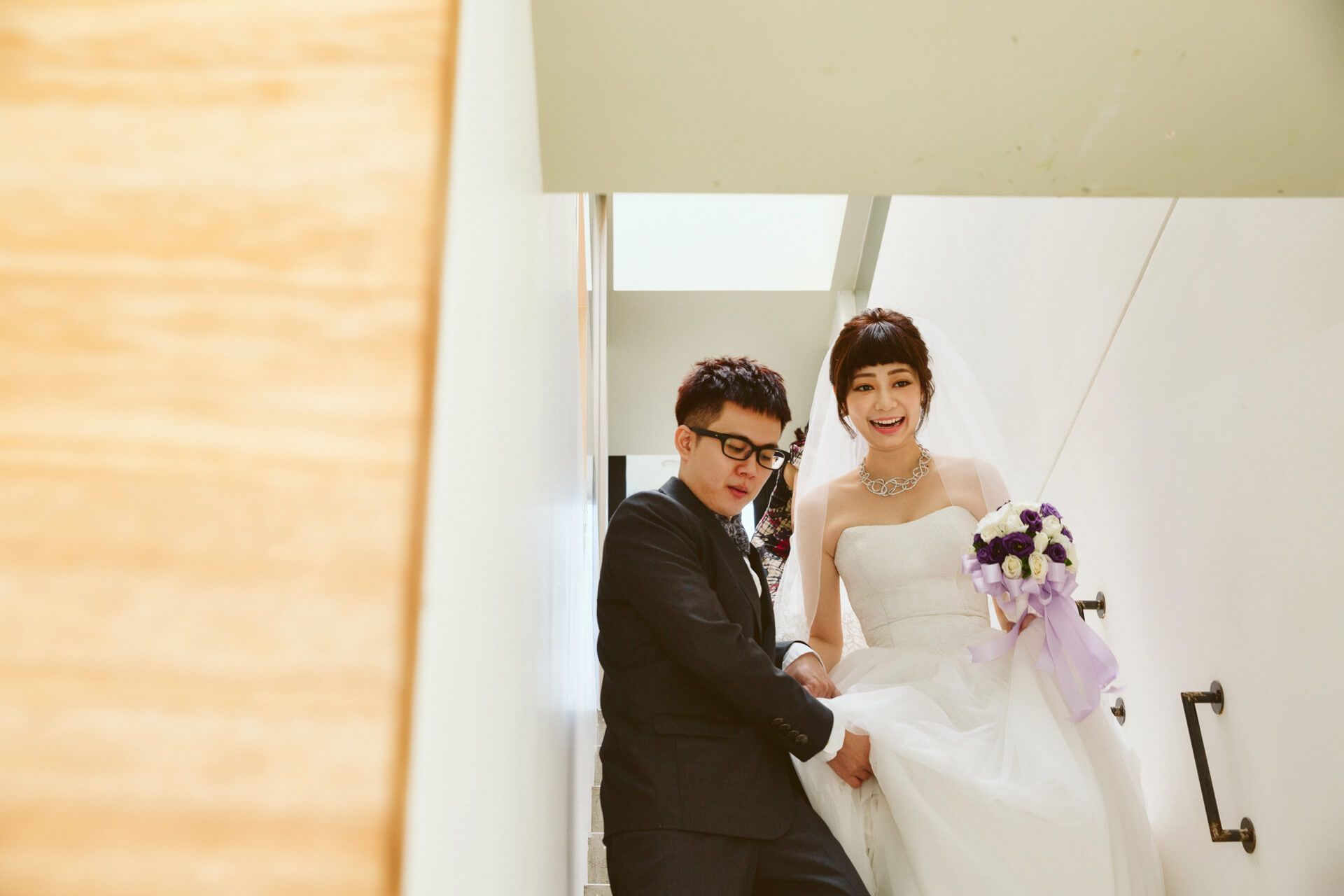 宜蘭小國生活婚禮紀錄：Jerry & Carrie 在清水模 Villa 展開的微醺美式婚禮
