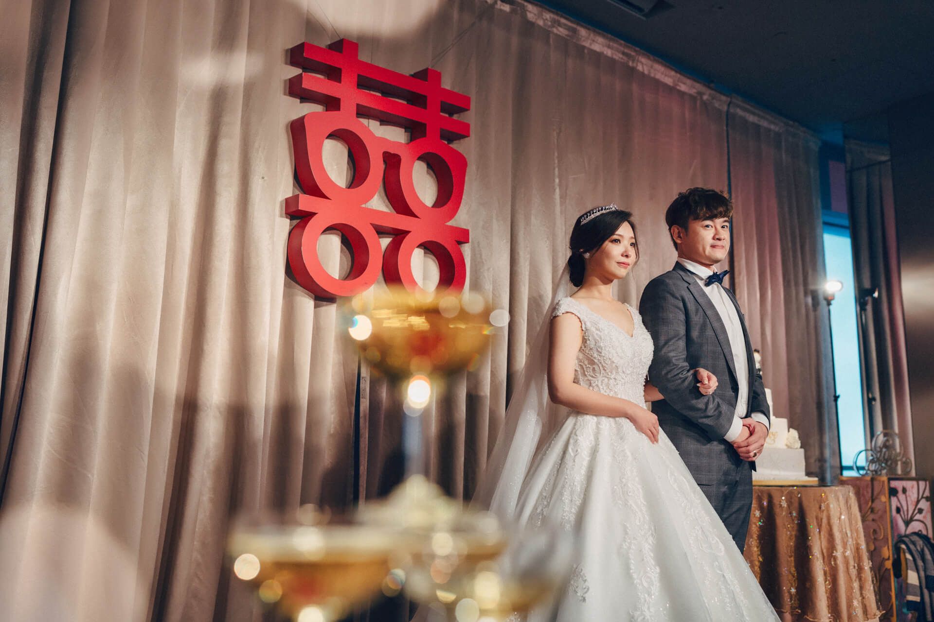 Mega50 鼎鼎宴會廳婚禮紀錄 | Jesse & Carina 在新北天際線見證的都會浪漫