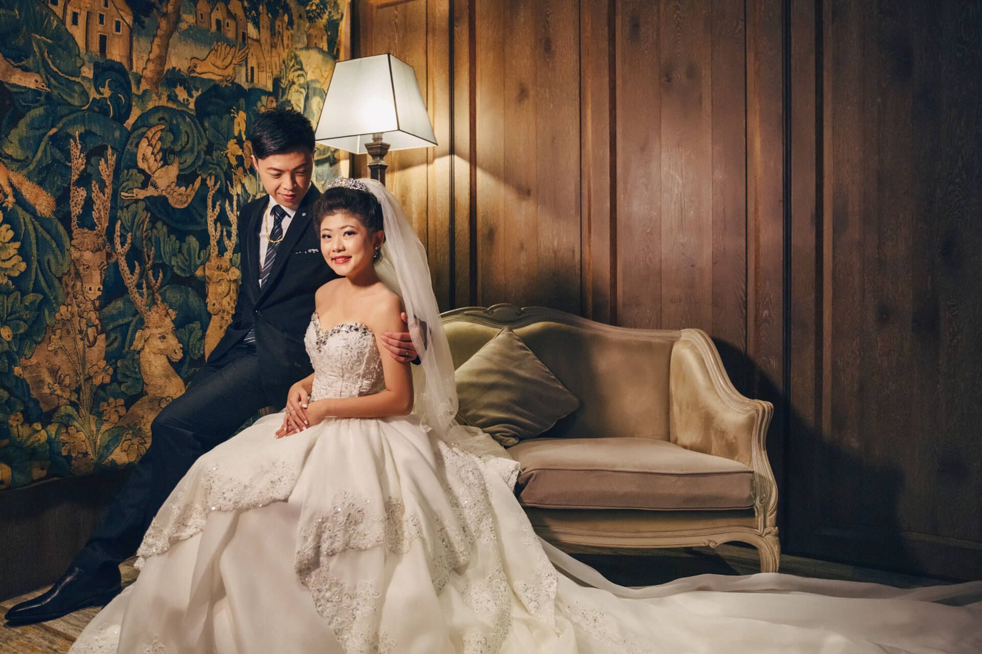 台北君品酒店婚禮紀錄 | Brian & Sherry 在古堡式藝術殿堂中的永恆誓言