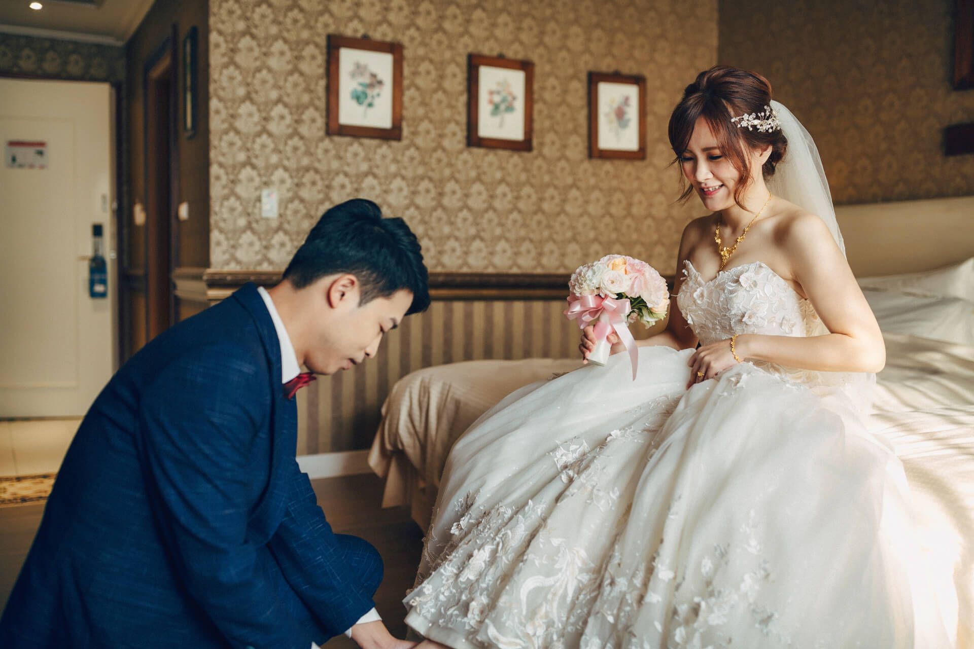 宜蘭香格里拉冬山河婚禮紀錄 | Sean & Cora 在永恆水教堂交織的空拍唯美篇章