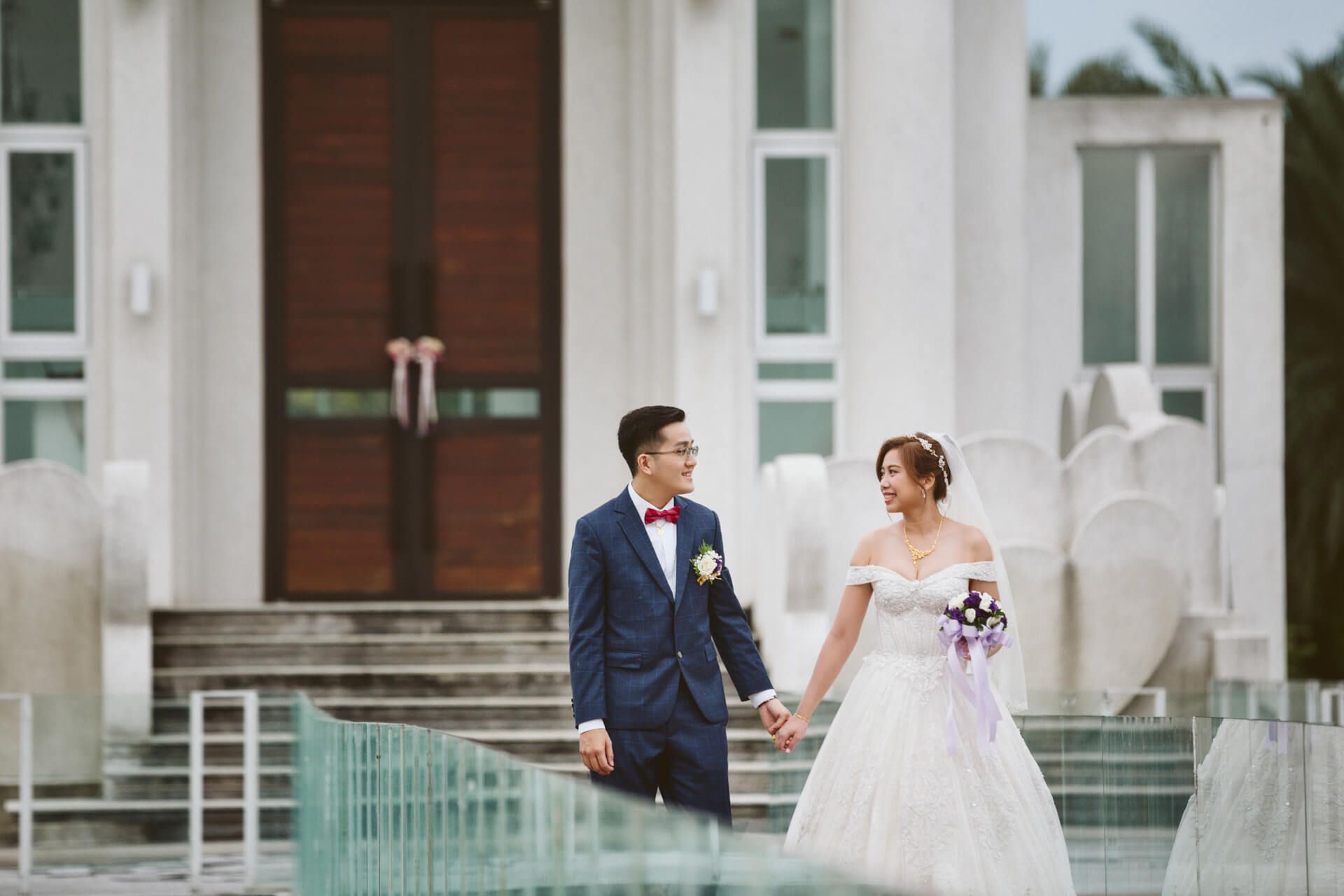 香格里拉冬山河渡假飯店婚禮紀錄：Peter & Hannah 在永恆水教堂與夜空煙火下的夢幻史詩章節