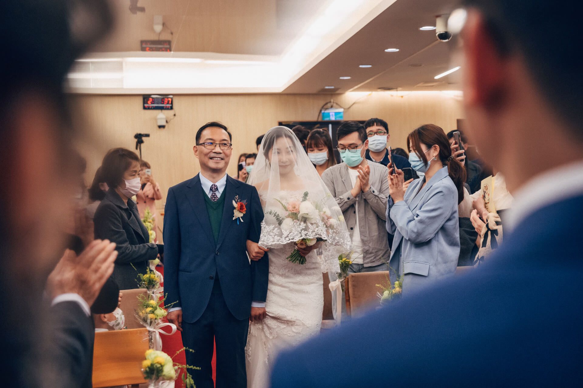 台北天使分享餐廳婚禮紀錄 | Leader & Davi 在陽明山森林系光影下的浪漫誓言