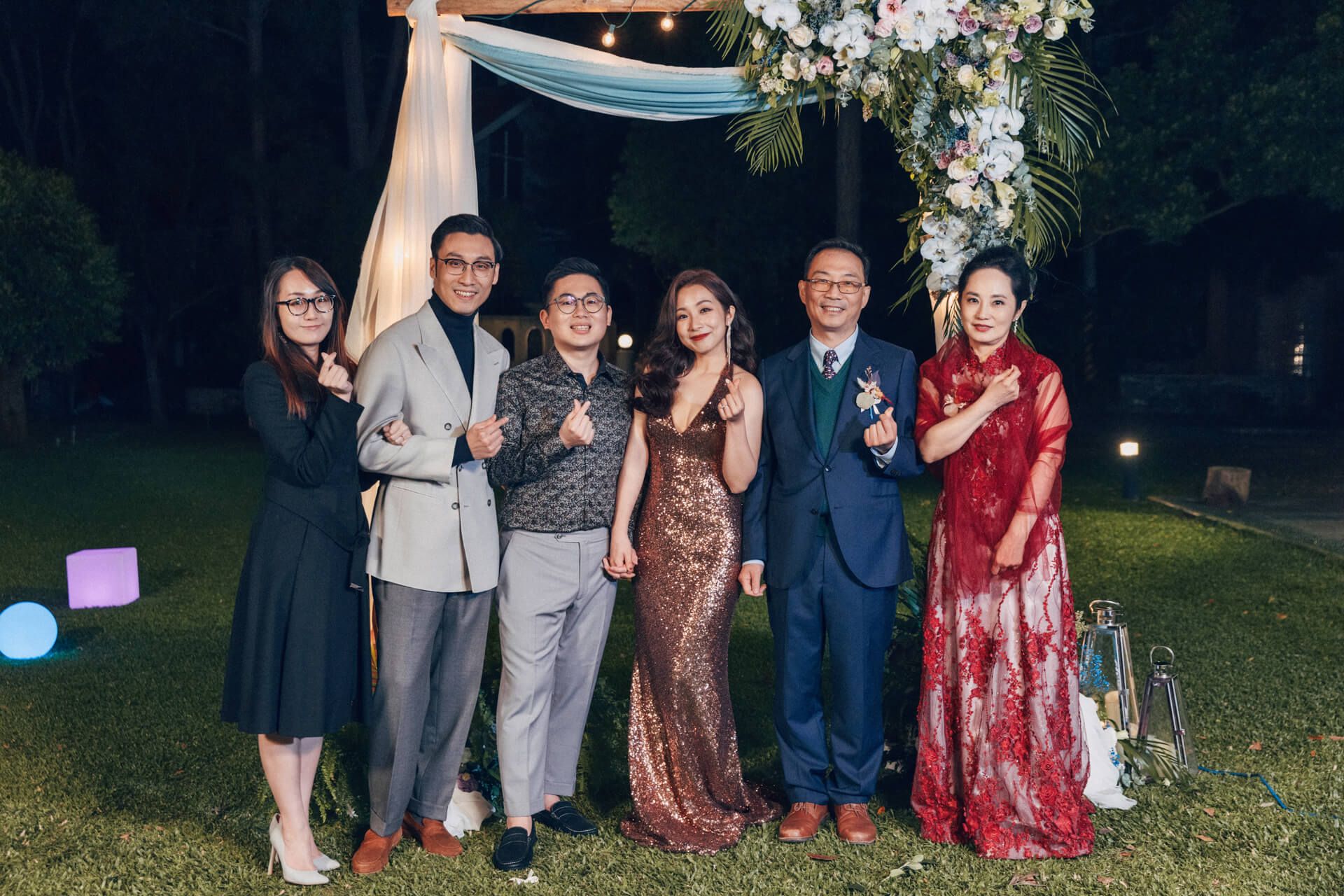 台北天使分享餐廳婚禮紀錄 | Leader & Davi 在陽明山森林系光影下的浪漫誓言