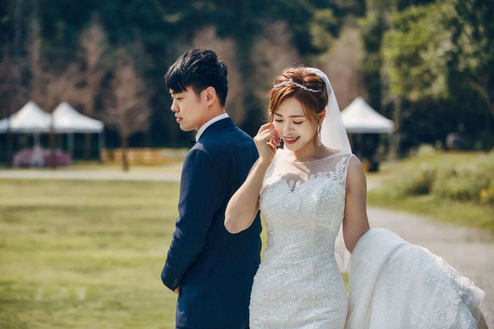台北青青食尚花園會館婚禮紀錄：Ricky & Belle 在綠意圍繞下的戶外婚禮盛宴