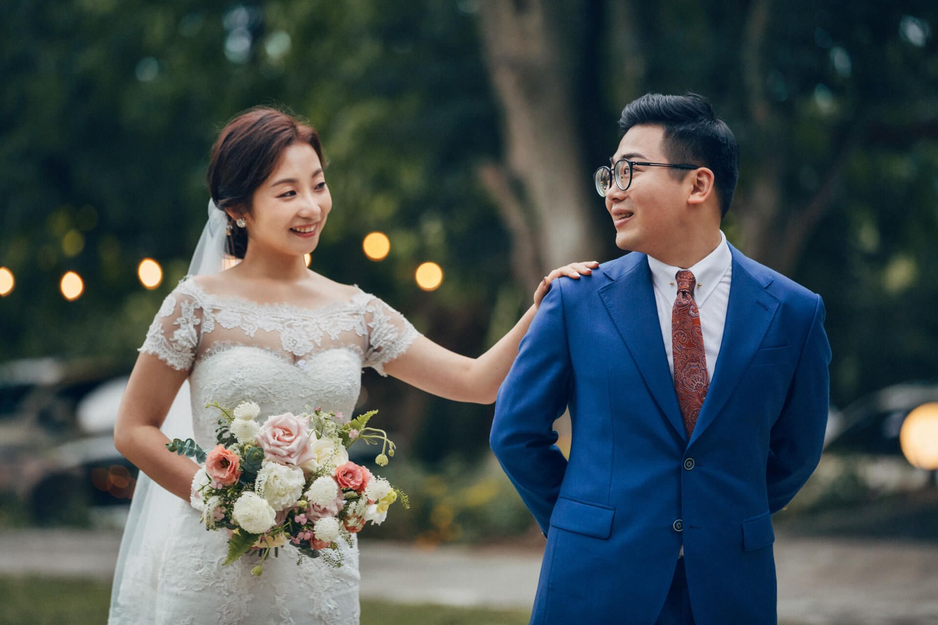 台北天使分享餐廳婚禮紀錄 | Leader & Davi 在陽明山森林系光影下的浪漫誓言