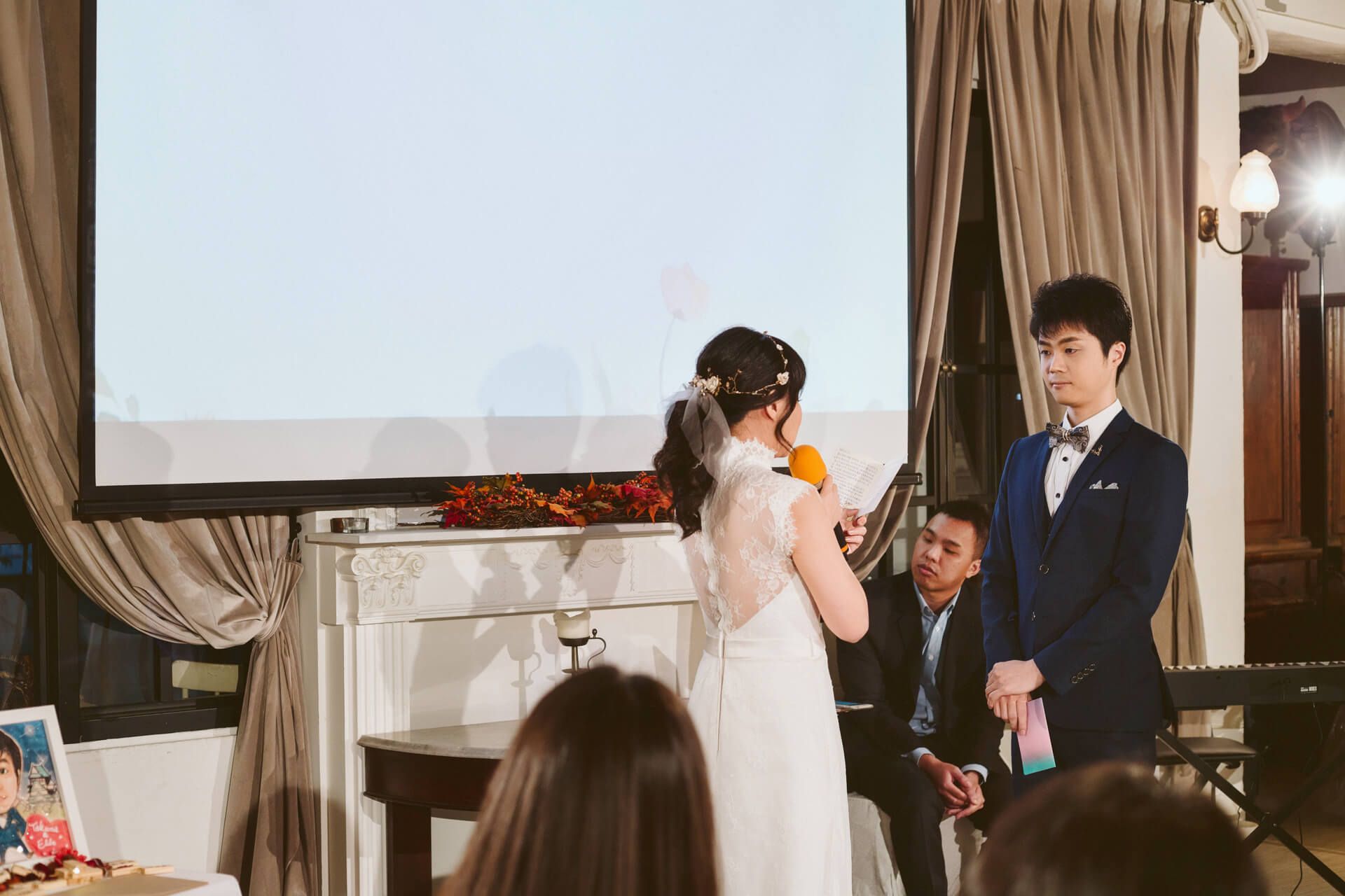 台北香頌私宅洋樓婚禮紀錄：Takuma & Elle 在歐式古董洋樓裡的浪漫私密章節