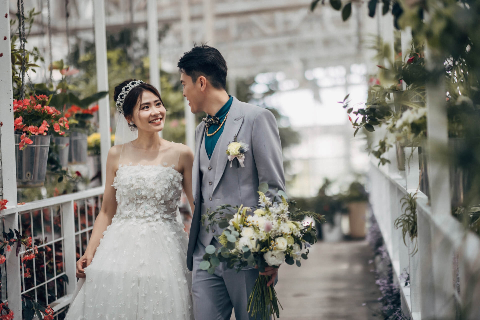 宜蘭香草菲菲婚禮紀錄 | Shawn & Jenny 綠意溫室下的清新森林系故事