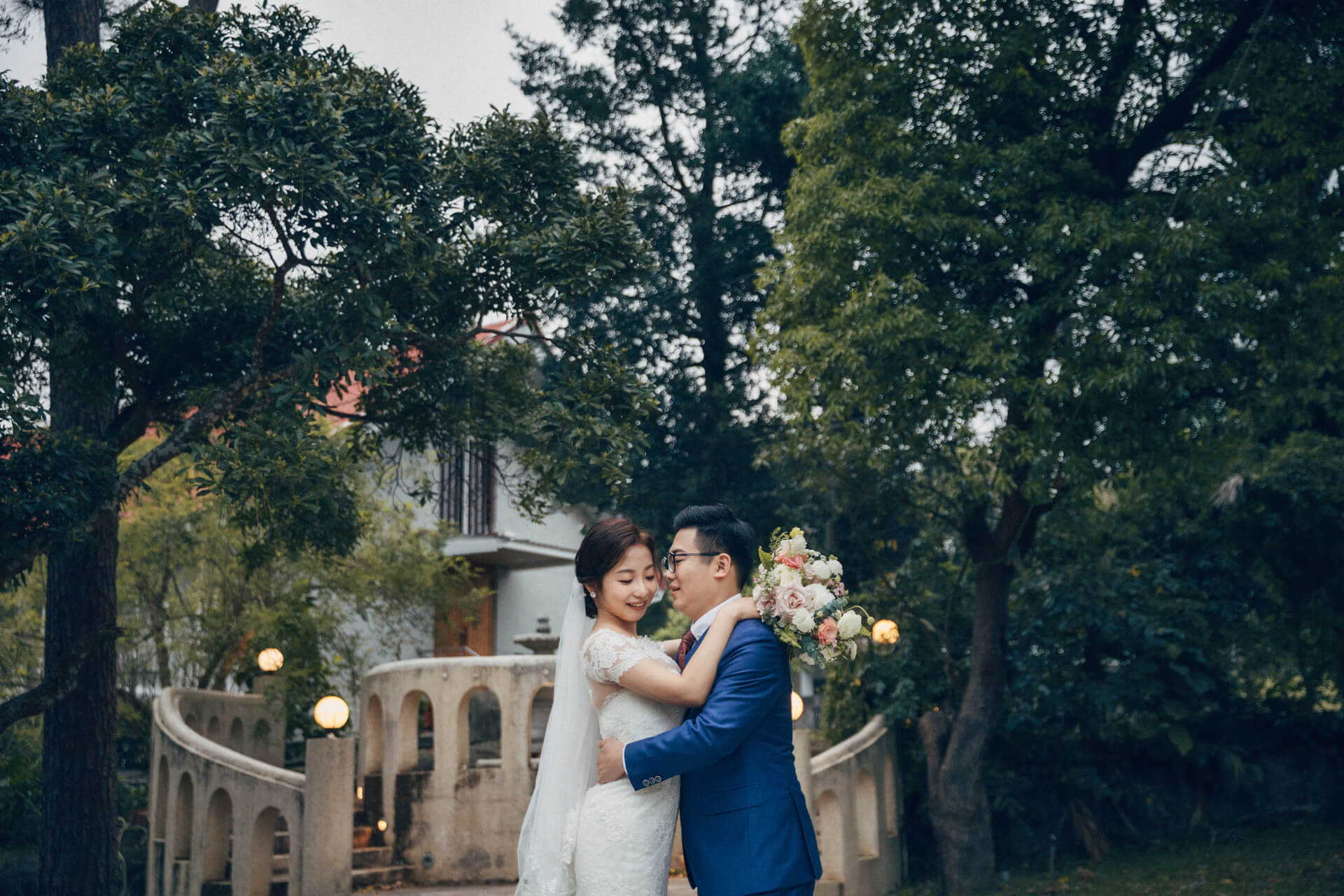 台北天使分享餐廳婚禮紀錄 | Leader & Davi 在陽明山森林系光影下的浪漫誓言