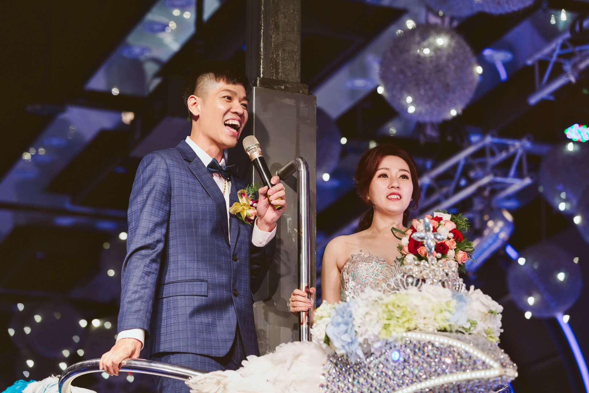 台北彭園婚禮紀錄：Ken & Sherry 在璀璨水晶燈下的永恆與深情側寫
