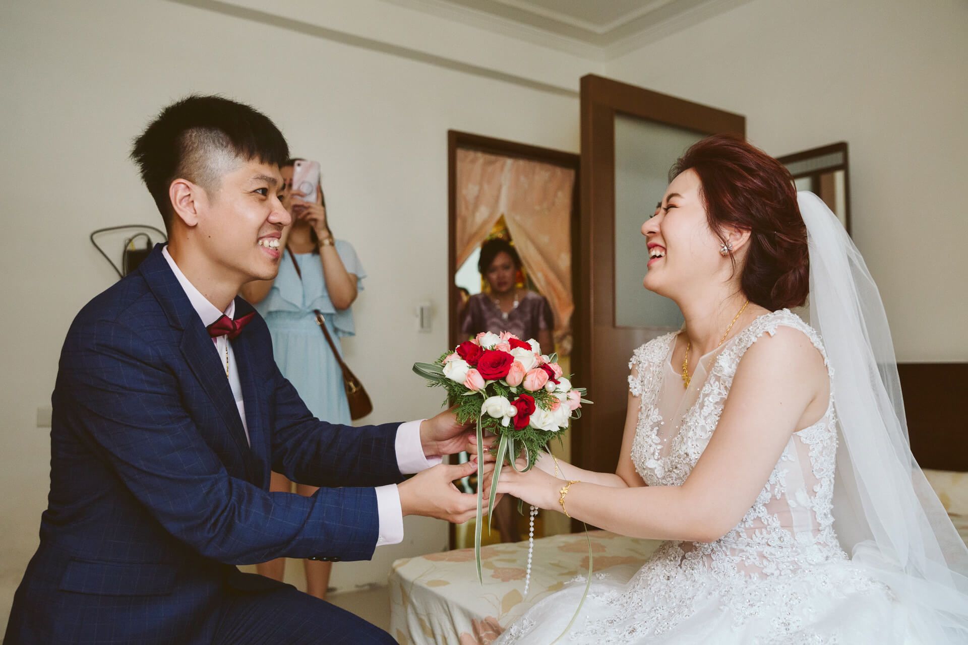 台北彭園婚禮紀錄：Ken & Sherry 在璀璨水晶燈下的永恆與深情側寫
