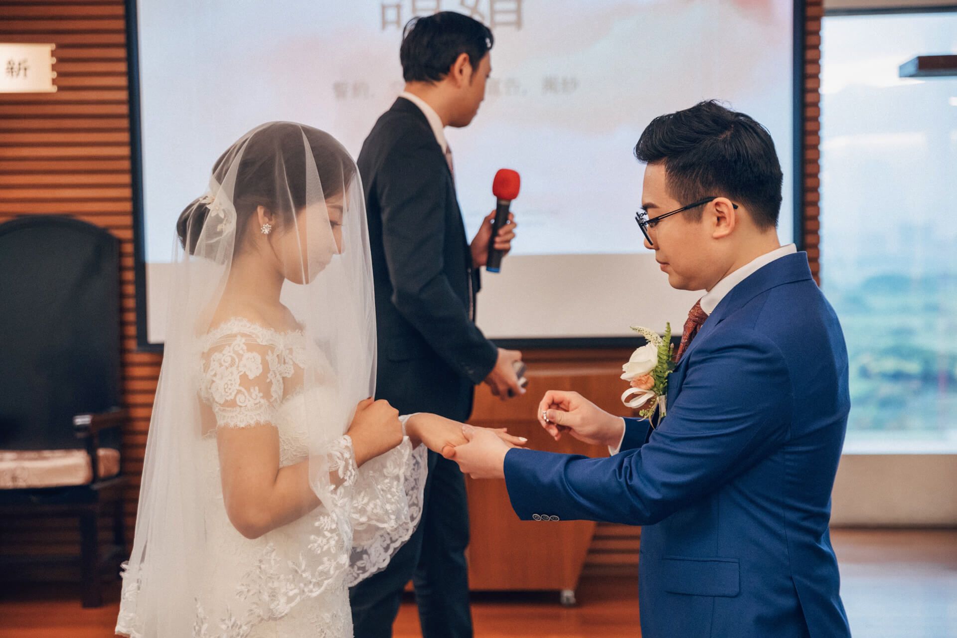 台北天使分享餐廳婚禮紀錄 | Leader & Davi 在陽明山森林系光影下的浪漫誓言