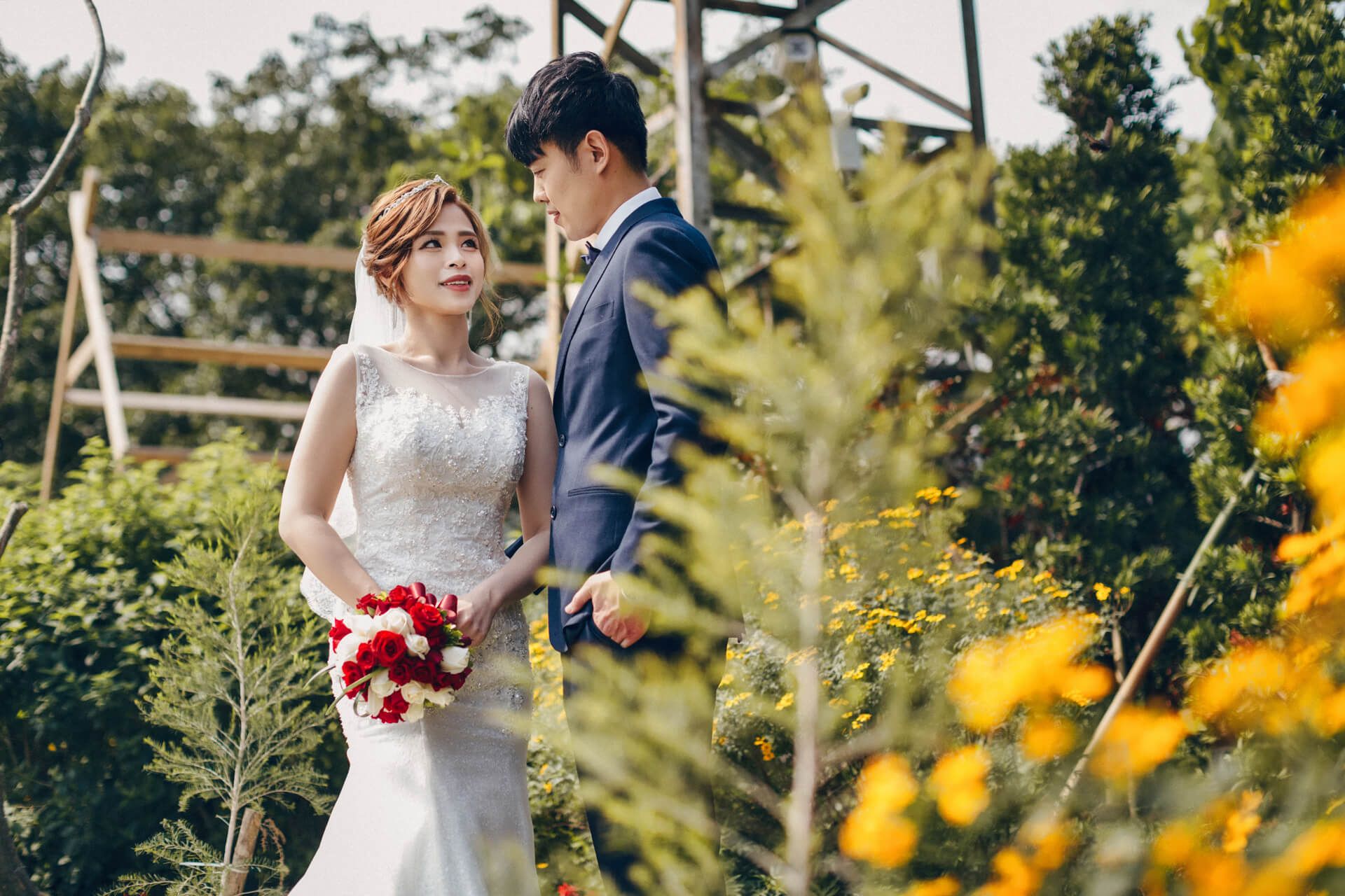台北青青食尚花園會館婚禮紀錄：Ricky & Belle 在綠意圍繞下的戶外婚禮盛宴