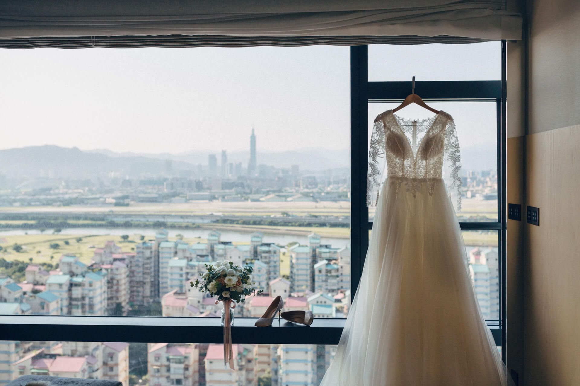 台北萬豪酒店婚禮紀錄 | Kevin & Jenny 在天際線下的現代奢華盛宴